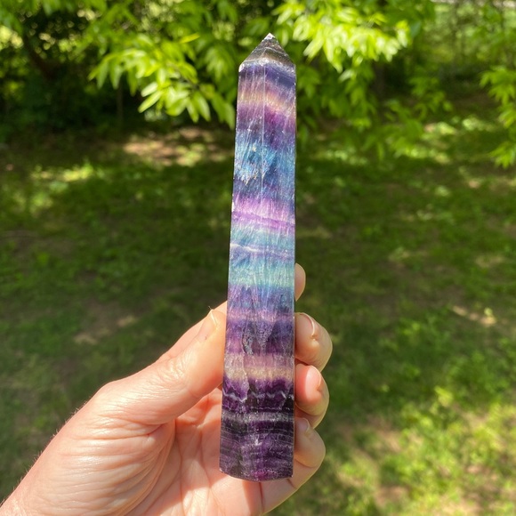 Rainbow Fluorite Tower - Picture 3 of 5